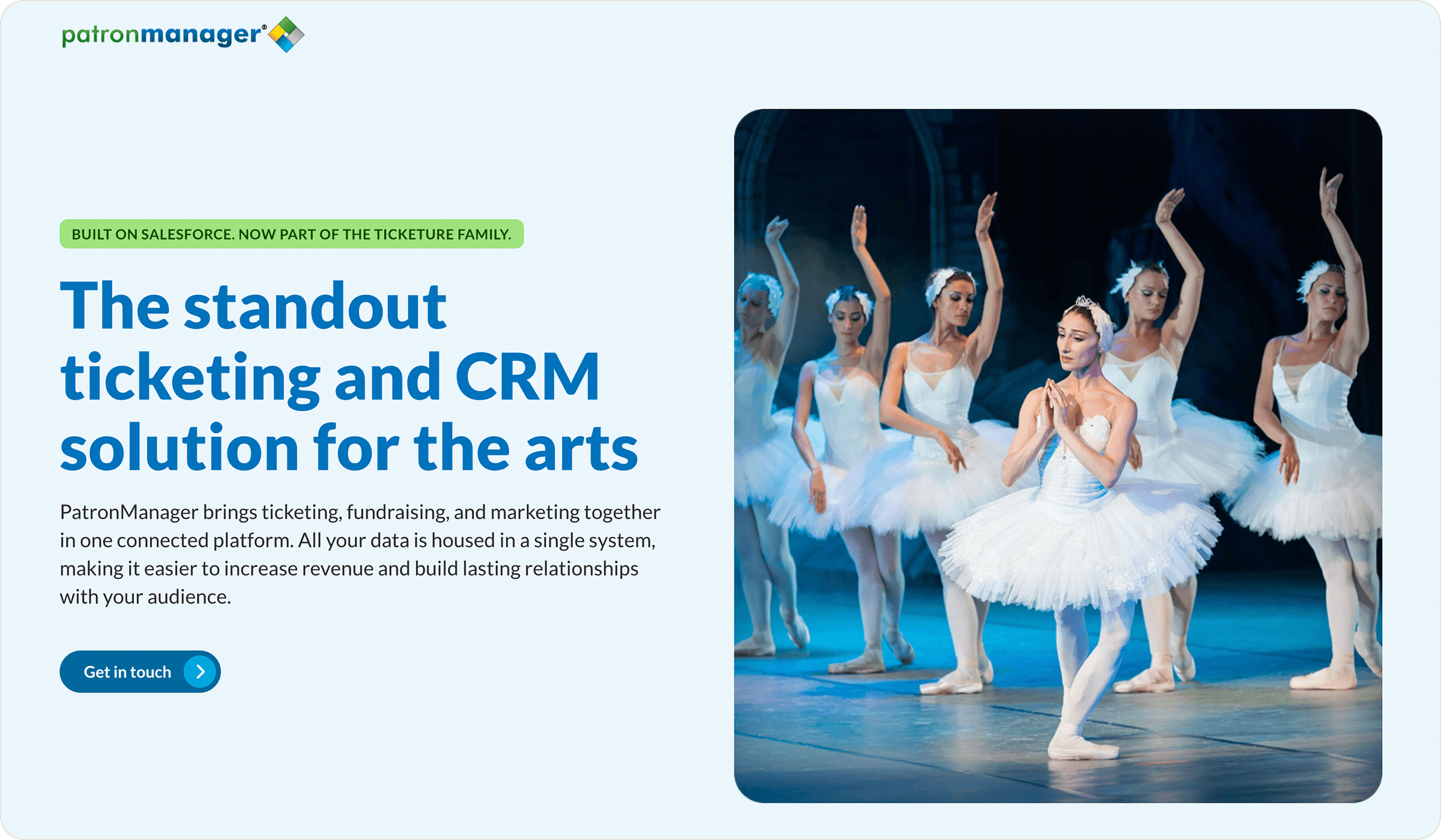 Patronmanager homepage